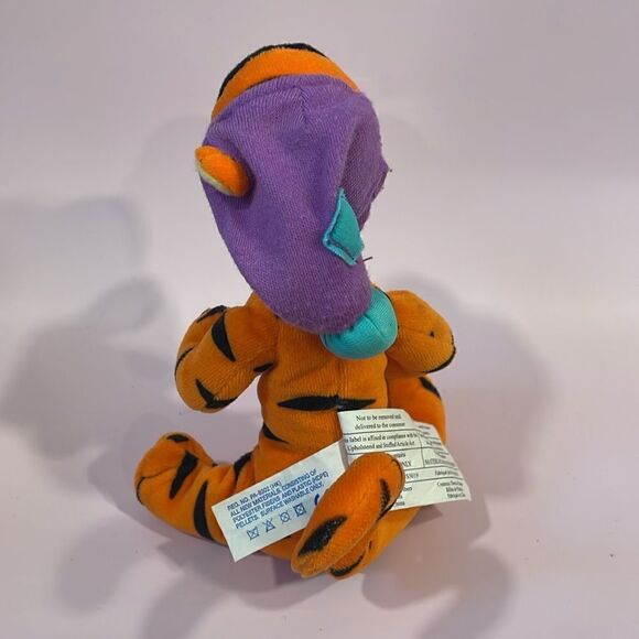 Vintage Disney Star Beans Wake Up Tigger Plush Toy Stuffed Animal Good Used Con… - Picture 5 of 10